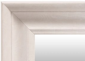 Oglinda dreptunghiulara cu rama din polistiren alba Scott, 79,5cm (L) x 59,5cm (L) x 5,2cm (H)