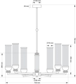 Candelabru personalizabil realizat manual Izano