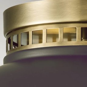 Plafonieră Hinkley HK-AMELIA-F-M-RB AMELIA 2xE27/40W/230V negru/bronz