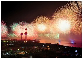 Tablou cu artificii (70x50 cm)