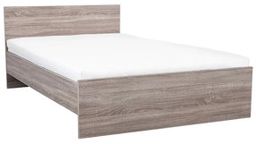 Pat dublu Miami fără cadru de pat 140x200 cm stejar York-stejar York