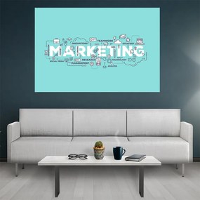 Tablou canvas Motivational Marketing - 60x40 cm 60x40 cm