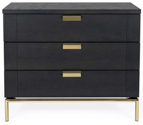 Servantă Woodman Pimlico, 75 x 91 cm, negru