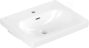 Lavoar pe mobilier Villeroy&Boch Skyla alb lucios 55x45 cm alb White Alpin CeramicPlus