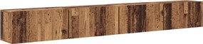 vidaXL Set comodă TV 4 pcs Lemn Vechi 60 x 30 x 30 cm Lemn compozit