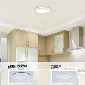 Plafoniera LED design modern slim Sonnet 33cm