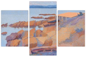 Tablou - Henri Edmond Cross, Calanque des Antibois, reproducere (90x60 cm)
