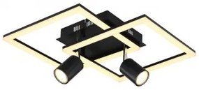 Plafoniera moderna led 36W + 2 becuri GU10 Danny 67308-36 Globo