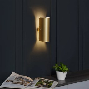 Lampă de perete modernă aurie cu 2 lumini - Gotthard