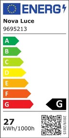 Lustra LED suspendata design modern RACCIO negru