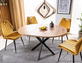 Masa extensibila de dining GASTON 100(135)X100 cm, decor stejar artisan
