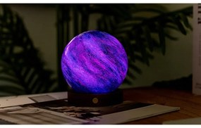 Decorațiune luminoasă în culoare naturală închisă cu USB ø 12 cm Galaxy Breeze – Gingko