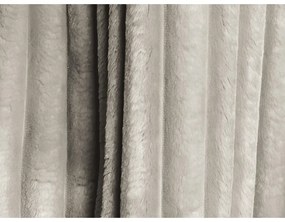 Canapea maro deschis extensibilă/cu spațiu de depozitare cu tapițerie din catifea reiată 266 cm Kini – Makamii