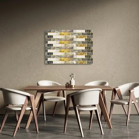Tablou pe sticlă - Decor cu texturi (70x50 cm)