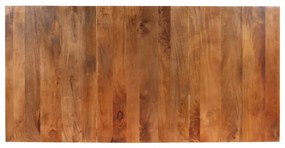 Masa de bucatarie, 180x90x76 cm, lemn masiv de mango 1, Maro inchis
