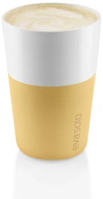 Pahar pentru cafea latte, set 2 buc, galben nisipiu- Eva Solo
