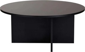 Masuta cafea SOLEIL, negru, PAL melaminat, 90x90x40 cm