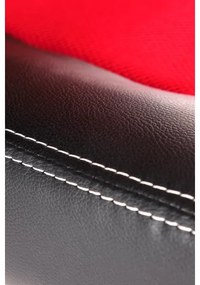 Scaun de birou KENU, negru/roșu