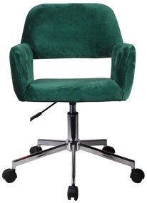 Scaun de birou Odalis (Verde închis). 1069470
