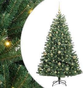 vidaXL Brad de Crăciun artificial cu ramuri articulare Verde 150 cm