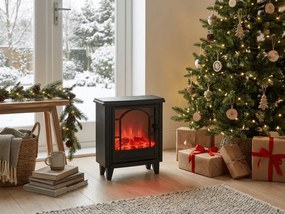 Decoratiune LED semineu COZY WARM 40x35 cm, negru