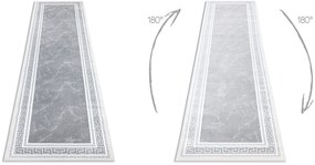 Modern GLOSS covor, traversa 2813 27 stilat, cadru, grecesc gri - SECUNDAR-COTATI PRODUSUL