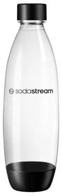 Set de sticle de carbonatare SodaStream Fuse, 1 l, 2 buc, fără BPA, compatibile cu DUO, ART, TERRA, GAIA, negru