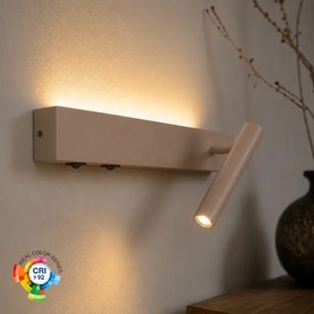 Brilagi - Aplică de perete tip spot ARLIX LED/3W/230V + LED/7W bej CRI 90