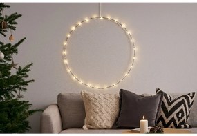 Decorațiune suspendată cu LED CIRCLE Ø 70 cm, argintiu