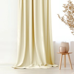 Goldea draperie decorative rongo - crem 280x145 cm