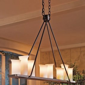 Lustra din fier forjat cu 8 surse de lumina ideala pentru iluminatul mesei, HL 2430