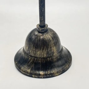 Lustră pe lanț RETRO 2xE27/60W/230V bronz/patină