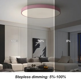 Brilagi-LED Corp dimabil POOL SMART LED/100W/230V 80 cm Wi-Fi Tuya+telecomandă roz