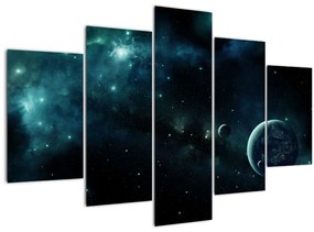 Tablou - Viața în spațiu (150x105 cm)
