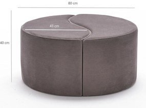 Taburet Alis Pouf Mink