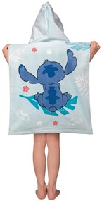 Disney Lilo și Stitch Blue poncho prosop de plajă 50x115 cm