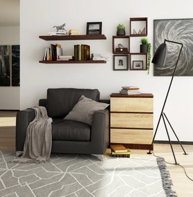 Comodă Kalista II (wenge + stejar sonoma). 1069044