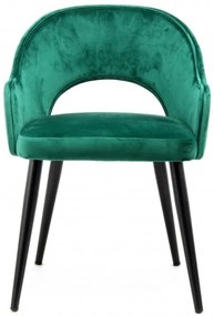 Set 2 scaune tapitate Joris verzi