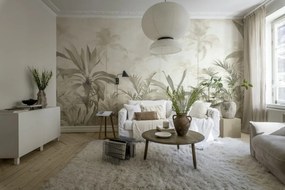 Fototapet, Soft Jungle, Beige, Rebel Walls