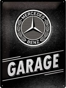 Placă metalică Mercedes-Benz - Garage