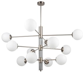 Lustra 12 surse de lumina moderna realizata manual Ultimo