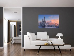 Tablou - Peisaj de iarnă (90x60 cm)