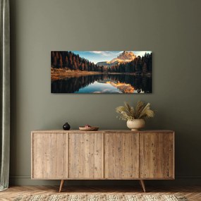 Tablou - Alpi, Italia, Dolomiți, Lago Antorno (120x50 cm)
