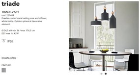 Pendul design modern TRIADE-2 SP1 221489