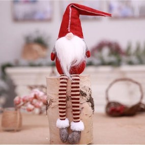 Piticot decorativ SANTA CLAUS 50 cm - mai multe culori Culoare: Rosu