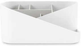 Organizator de baie alb pentru cosmetice din plastic Glam – Umbra