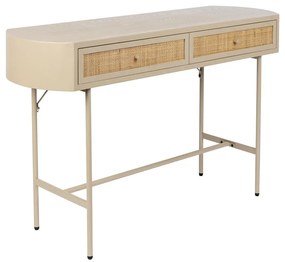 Masă consolă bej 40x120 cm Amaya – White Label