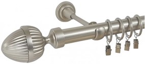 Galerie SIMPLA PRINDERE PERETE 25 MM -ODEON- CROM MAT (Alege marime: 160 cm)