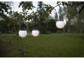Set de 3 decorațiuni luminoase de exterior Star Trading Globus, ø 10 cm