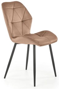 Scaun de bucaterie Pelor, bej/negru